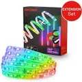 Briloner LED Band Pimp your Panel Ergänzungs-Set RGB+W Dimmbar 2,6 m Weiß