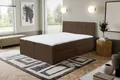 VENASI JESSA Boxspringbett 140x200 mit Bettkästen H2/H3 Matratze BRAUN