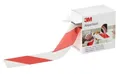 3M Absperrband Signalband Sperrband rot / weiß, nicht klebend, 70 mm x 100 m