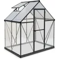 Palram-canopia - Aluminium Gewächshaus Hybrid 64 Anthrazit 126x185x208 Cm