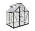Palram - Canopia Gewächshaus Hybrid 64, 5 Jahre Herstellergarantie, Schneelast 75 kg/m², LxBxH 126x185x208cm