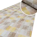 ANRO Küchenläufer Küchenteppich rutschfest Teppich Läufer Küche PVC pflegleicht Teppichläufer Flur abwaschbar Mosaik Bunt 100x52cm
