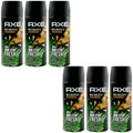 Axe Deo Body Spray Wild Mojito 6 x 150ml bis 48H Stunden Schutz 0% Aluminiumsalz