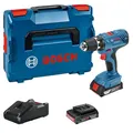 Bosch GSR 18V-21 inkl 2x Akku Akku-Bohrschrauber, 55 NM Drehmoment