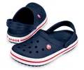 Crocs Sandale Crocband Clog navyblau/weiss/rot, Größe Euro (US): 43-44