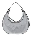 LIU JO Kiele Hobo Bag M Schultertasche Abendtasche Pearl Grey silberfarben Neu