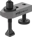 AMF Spanneisen Nr.6314AV 16-M16x16x125 abgesetzt mit verstellbar Stützschraube - 74633