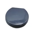 Wenko WC Sitz Badezimmeraccessoires Prima Dunkelblau Matt hochwertiger Toiletten