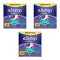 3 x Giga Pack Always Dailies Slipeinlagen Flexistyle Normal 216 Luftdurchlässig