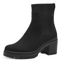 s.Oliver Damen Chelsea Boots mit Blockabsatz Vegan, Schwarz (Black), 39 EU