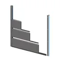MaSys Hochwasser-Set "Standard", HxB: 80 x 120 cm - silberfarben