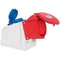 CEE Steckdose 32 Ampere 400 Volt Drehstrom 5 polig mit Schukosteckdose 230 Volt
