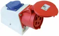 CEE 32A Kombi Wanddose Wandsteckdose 5pol. mit integrierter Schukosteckdose PCE