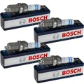 4x BOSCH Zündkerze Doppel Iridium für Opel Meriva B Großraumlimousine S10 1.4