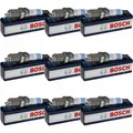 9x BOSCH Zündkerze Doppel Iridium für Opel Meriva B Großraumlimousine S10 1.4