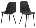 ACTONA GROUP Esszimmerstuhl 4er Set Celia Esszimmerstuhl schwarz. (4 St)