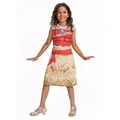 Metamorph Hawaii-Kostüm Vaiana 2 – Kostüm für Kinder, Kostümkleid der Südsee-Prinzessin von Disney rot 116-122