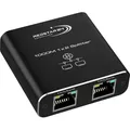 LAN Splitter 1 auf 2 Gigabit Ethernet Switch 2-Port Netzwerk Kabel Verteiler