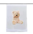 Raffrollo Digitaldruck Canton Teddy | Voile mit Fensterhaken und Zubehör | BxH 60x140 cm | Creme