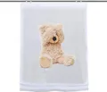 Digitaldruck Raffrollo bedrucktes Rollo Canton creme Teddy Bär BxH 60x140cm