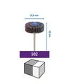 Schleiffächer Dremel 504 Zubehörsatz 80er Körnung für Metall Holz Gummi