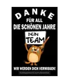 Danke für all die schönen Jahre wir werden dich vermissen! Kollegenbuch zum Ab