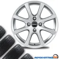 4x Alu Sommerräder für Audi 80/90 Reifen 205/55R16 Nexen