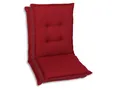 GO-DE Textil Gartenauflage / Kissen (2er Set Mittellehner, kirschrot) - B-Ware