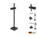 Grafikkarten Halter Aluminium Eloxiert Schwarz für Chassismontage
