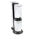 Finest Folia Deko Schutz Aufkleber kompatibel mit SodaStream Wassersprudler Crystal Design Sticker Set 8-teilig Klebefolie wasserfest selbstklebend (Crystal 2.0 (RX049), 01 Marmor)