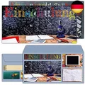 12-er Set Einschulung Einladungskarten mit Umschlag TAFEL - Einladungen für