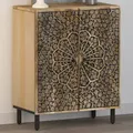 Beistellschrank Sideboard Schrank Kommode Anrichte Massivholz Mango vidaXL