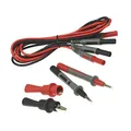 WITTKOWARE Messleitungen-Set mit 4mm Sicherheitssteckern, Spitzen und Klemmen