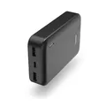 Hama Powerbank Pocket 10 10000mAh (externer Akku mit 2X USB A, Power Pack Zertifiziert, LED Anzeige, Akku Pack Handy Zubehör, Tablet, Bluetooth Box etc., tragbares Ladegerät klein) anthrazit