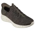 Skechers Herren Ultra Flex 3.0 Right Away Sneaker, olivgrün, 45 EU