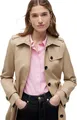 Tommy Hilfiger Damen Jacke Heritage Single Breasted Trench Übergangsjacke, Beige (Nos Beige), XL