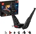 LEGO 75256 Star Wars Kylo Rens Shuttle, Raumschiff-Bauset mit 2 Spring Shootern, Der Aufstieg Skywalkers Kollektion