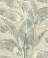 Tesa x Rasch selbstklebende Tapete Cuba Blatt grün beige 6 x 0,53 m  Wandtapete