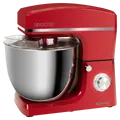 Bomann Knetmaschine KM 6036 CB rot, 10 Liter Edelstahlschüssel, 6,5 kg, NEU