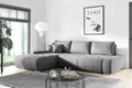 MEBLITO Ecksofa Eckcouch Bonari L Form Sofa mit Schlaffunktion Bettkästen Couch Sofagarnitur Links Aston 17