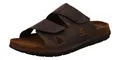 Rohde Herren EASYS Pantoletten Hausschuhe Sandale 5914 braun, Schuhgröße:43 EU