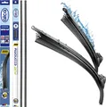 alca® Scheibenwischer mit Ersatzgummi passend für RENAULT THALIA I (08.2000 - 10.2007) SUPER FLAT Flachbalkenwischer