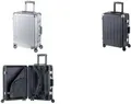 Alumaxx Reisetrolley, aus Aluminium , silber matt arretierbares Teleskoptrolleysystem, Tragegriff, - 1 Stück (45170)