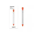 Logitech Crayon, Eingabestift ,silber/orange,für ab 2018 veröffentlichten iPads