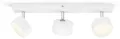 Philips Bracia Decken-/Wandspot, 3x, Schienenlichtschranke, 3 Glühbirne(n), LED, 2700 K, 1650 lm, Weiß