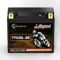 Motorrad Batterie 12V Lithium LiFePO4 700CCA mit BMS für ATV, Motorrad, UTV, ...