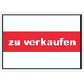 HB-Druck Hinweisschild zu verkaufen Schild mit Text Verkaufsschild, wetterfest, stabil, UV-beständig, kratzfest DIN-A3 297x420mm selbstklebend