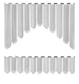 Bistro-Bogen Scheibengardine 2324 | 2 teiliges Set weiß Küchengardine | Gardine Panneau Breite 150cm
