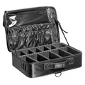 VEVOR Kosmetikkoffer mit 3 Schichten Stauraum Make Up Tasche aus Oxford-Stoffmaterial wasserdicht und verschleißfest Schminkkoffer Schminktasche Kosmetikbeutel Make-up-Organizer 460x300x125mm