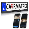 CARMATRIX Solar Auto WLAN Rückfahrkamera KI Personenerkennung